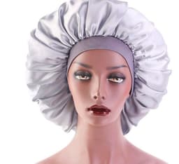 image-Beauty print Satin silk Bonnet sleep night cap