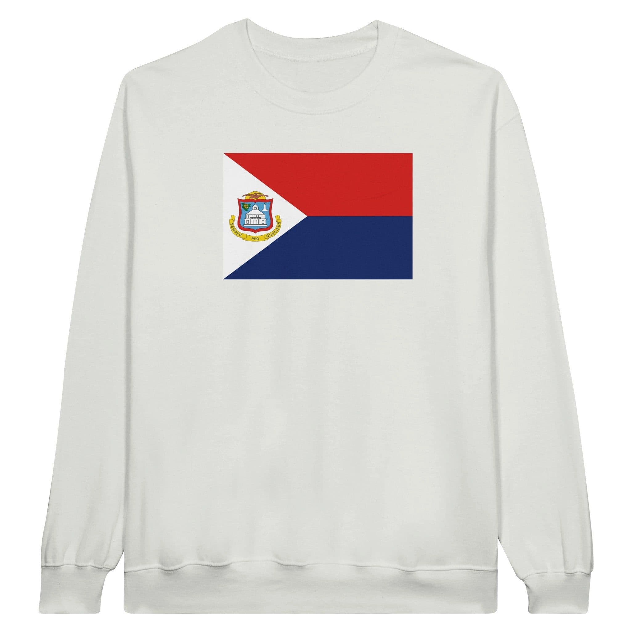 image-Drapeau de Saint-Martin - Sweat-shirt unisexe classique ras du cou