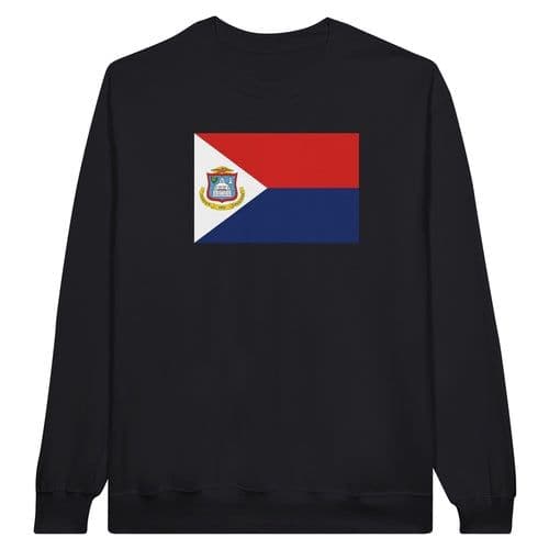 image-Drapeau de Saint-Martin - Sweat-shirt unisexe classique ras du cou