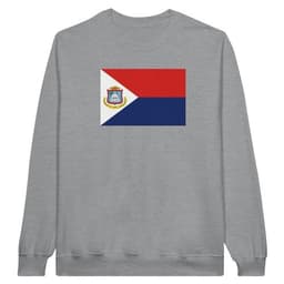 image-Drapeau de Saint-Martin - Sweat-shirt unisexe classique ras du cou