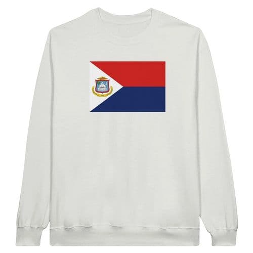 image-Drapeau de Saint-Martin - Sweat-shirt unisexe classique ras du cou