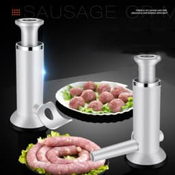 image-Sausage Maker Meatball Maker Sausage Stuffer Homemade Sausage Tool Dual Use Sausage Meatball Kitchen Tool Sausage Meatball Filler