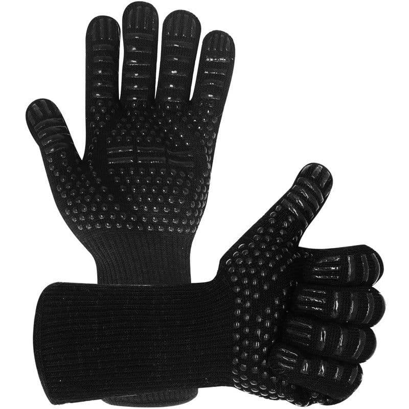 image-Spot Heat Insulation Barbecue Kitchen Baking Thick And High Temperature Resistant Oven Anti-scald Microwave Oven Gloves