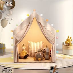 image-Kids Castle Play Tent Indoor Pretend Playhouse