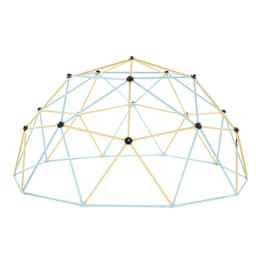 image-VEVOR Climbing Dome, 10FT Geometric Dome Climber, 1000LBS Loading Jungle Gym Playground with 2 Basketballs & Octopus Net, Easy-Assembly Outdoor Backyard Climbing Equipment for Kids 3 to 10 Years Old