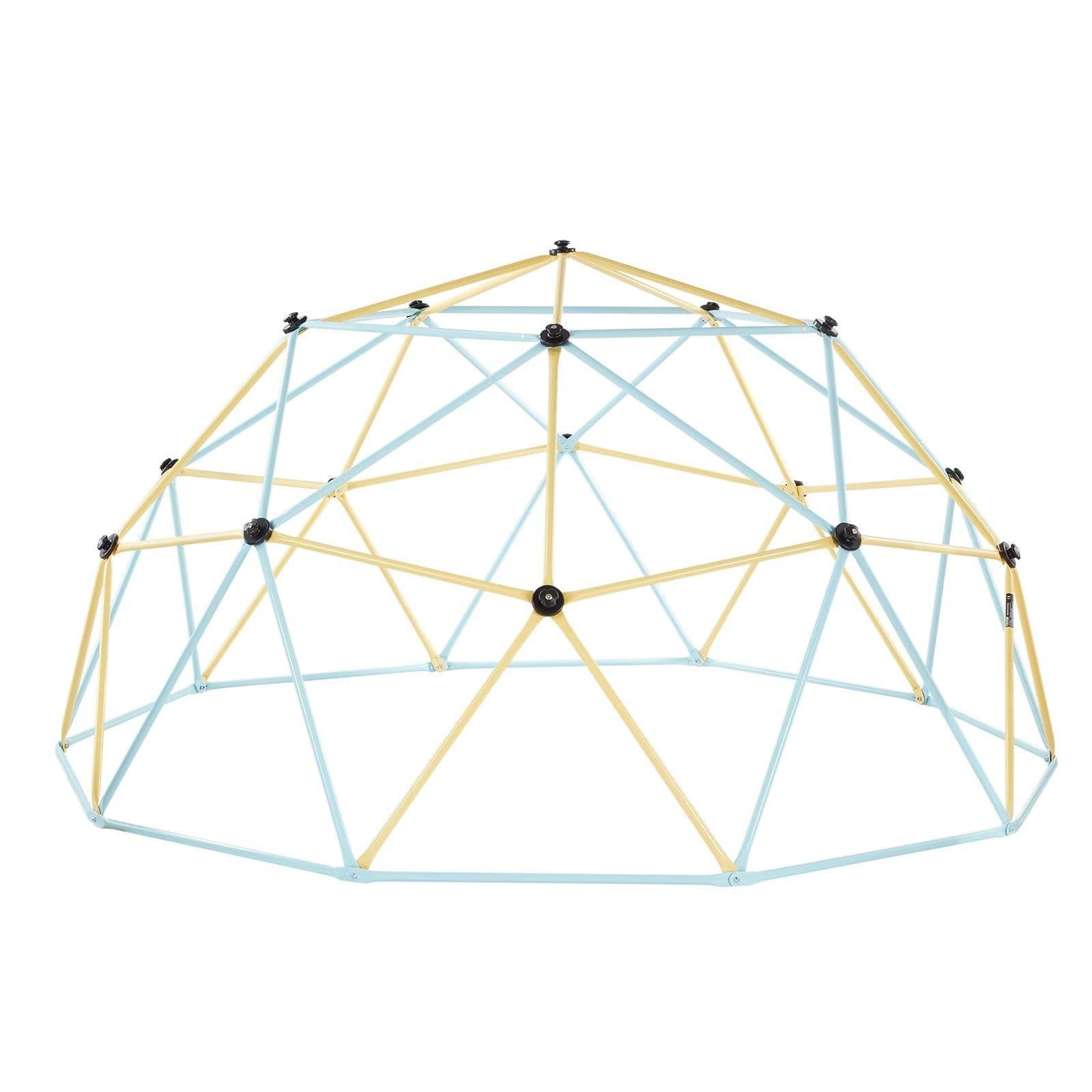 image-VEVOR Climbing Dome, 10FT Geometric Dome Climber, 1000LBS Loading Jungle Gym Playground with 2 Basketballs & Octopus Net, Easy-Assembly Outdoor Backyard Climbing Equipment for Kids 3 to 10 Years Old