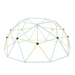 image-VEVOR Climbing Dome, 10FT Geometric Dome Climber, 1000LBS Loading Jungle Gym Playground with 2 Basketballs & Octopus Net, Easy-Assembly Outdoor Backyard Climbing Equipment for Kids 3 to 10 Years Old