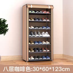 image-Ya Ruifan multi-layer combination c rack dustproof storage shoe cabinet school shoe rack dormitory simple storage rack finishing rack