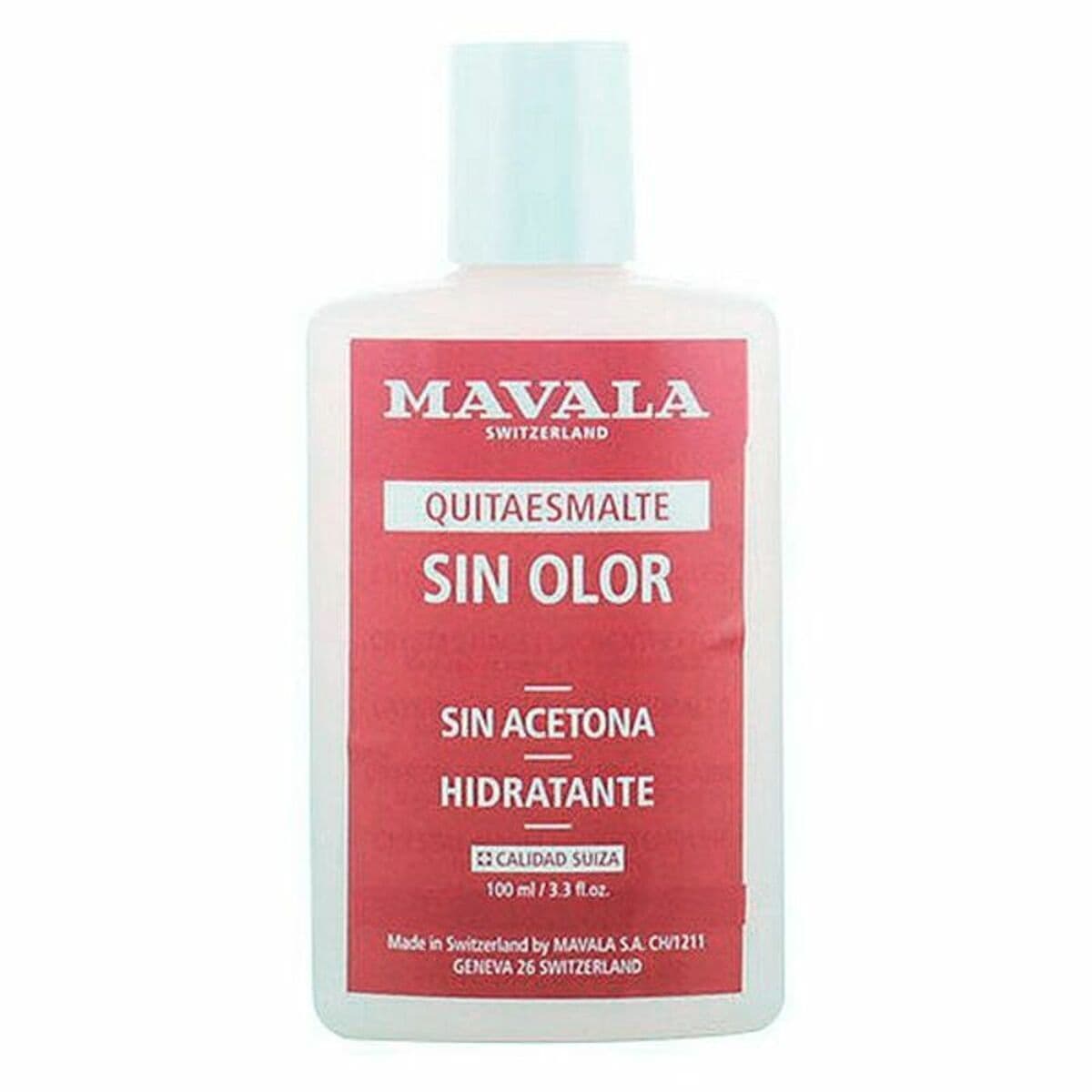 image-Nail polish remover Mavala Quitaesmalte Crystal 100 ml Acetone-free