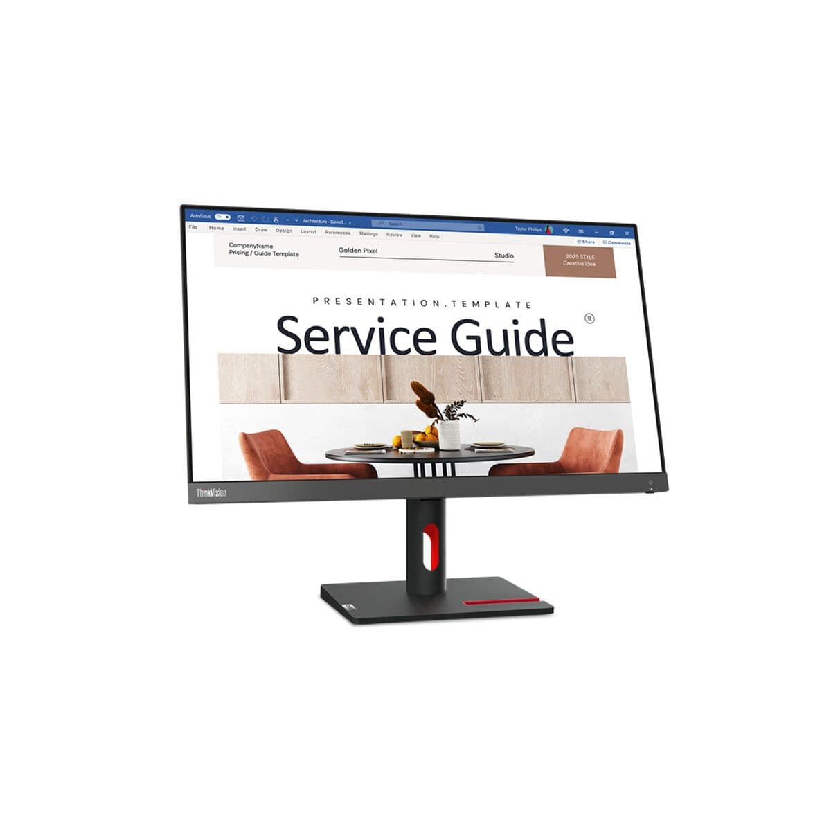 image-Monitor Lenovo ThinkVision S24i-30 Full HD 23,8" 100 Hz