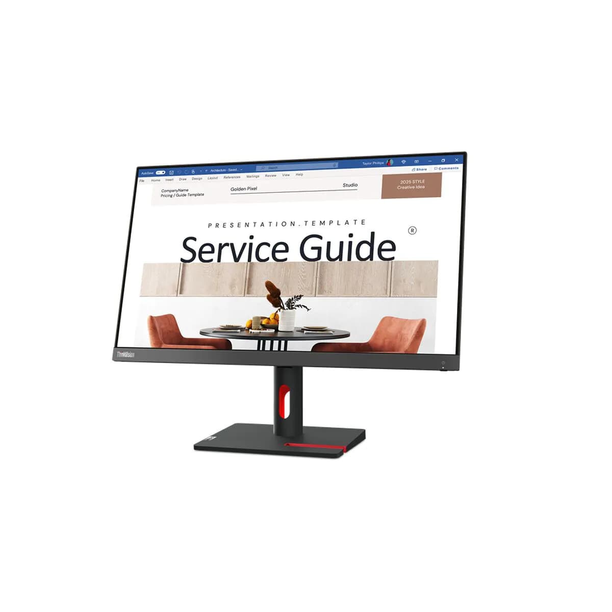 image-Monitor Lenovo ThinkVision S24i-30 Full HD 23,8" 100 Hz