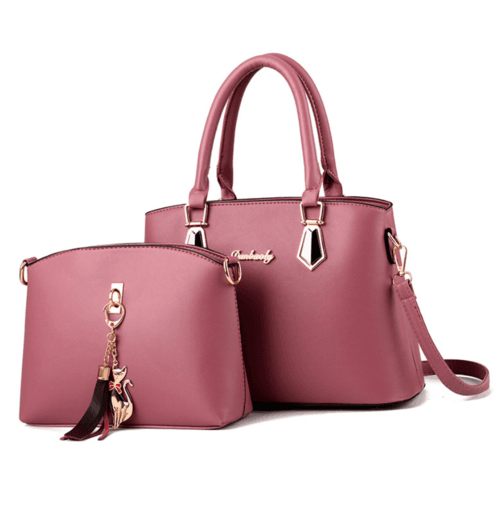 image-High Quality Two-Piece PU Handbag For Women