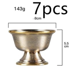 image-Water Supply Cup for Buddha Cup Copper Manual Household Buddha Front Cup Water Supply Bowl