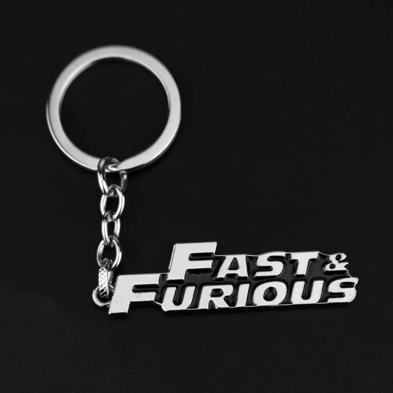 image-European and American Movie Peripheral Accessories Fast and Furious FAST FURIOUS Alphabet Keychain Foreign Trade Wholesale
