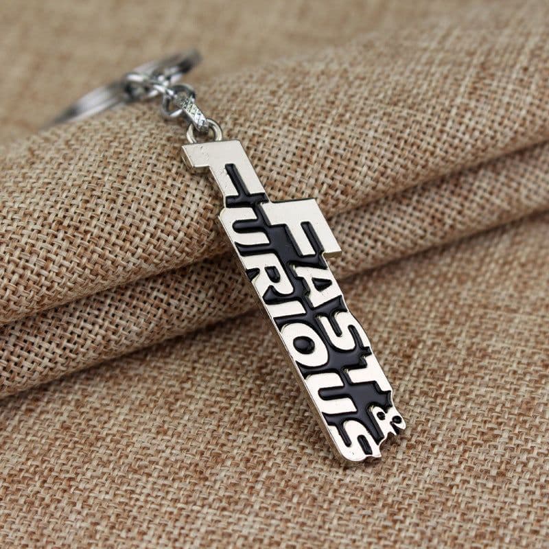 image-European and American Movie Peripheral Accessories Fast and Furious FAST FURIOUS Alphabet Keychain Foreign Trade Wholesale