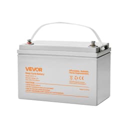 image-VEVOR 12V 75Ah Deep Cycle Battery, Sealed AGM Technology, Rechargeable Lead Acid AGM Battery, Backup Replacement for Scooters, Electric Mobility Wheelchair, Solar System Off-Grid Home Energy Storage