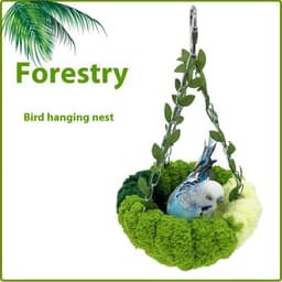 image-Forest Style Hammock Plush Hammock Bird Nest