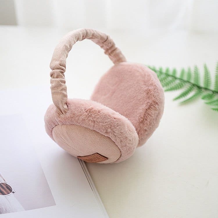 image-Bluetooth Earmuffs Headphones Warm Plush Earmuffs Ure Color Fashion Foldable Soft Simple Adjustable Winter Accessories