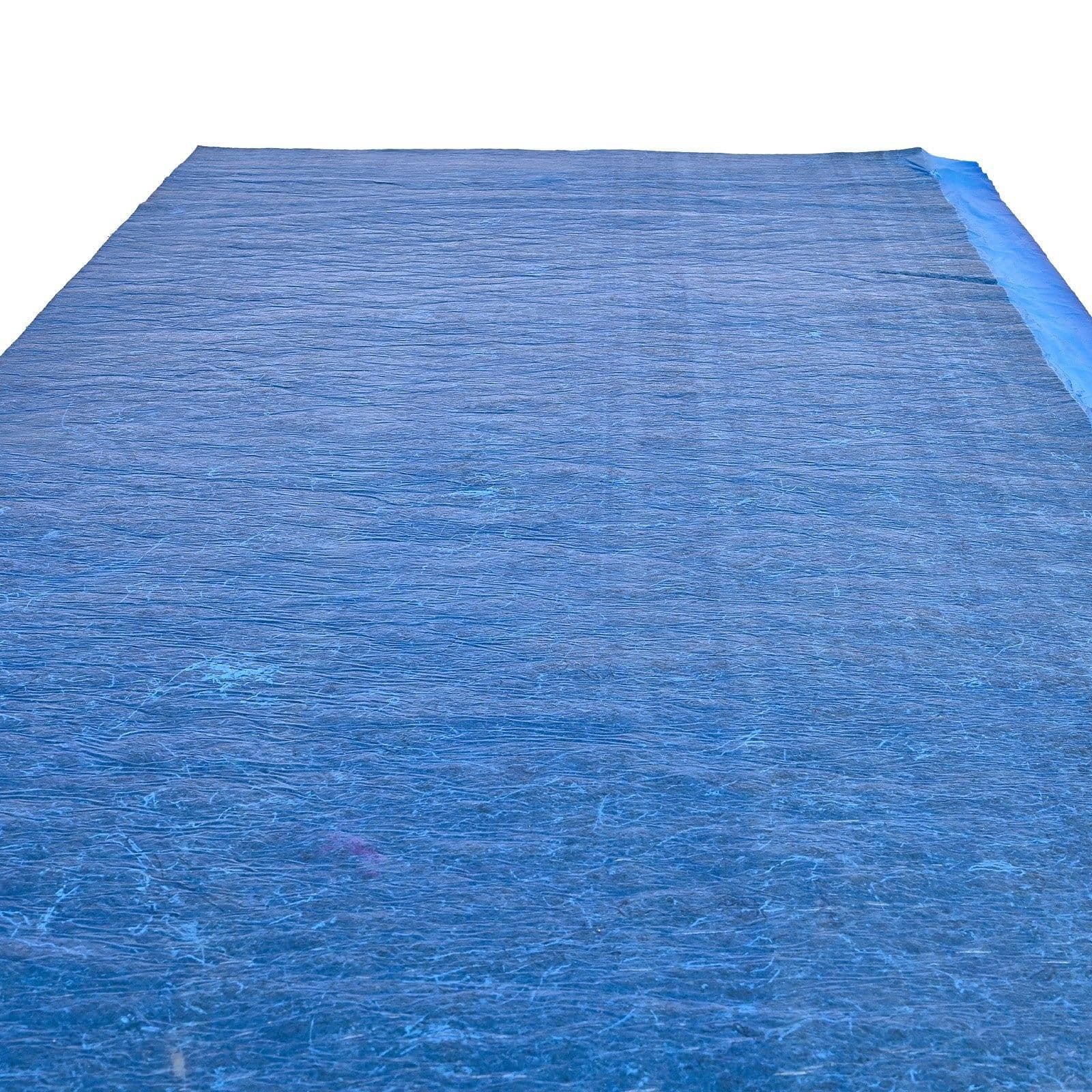 image-VEVOR Floor Underlayment 100 sq. ft/Roll, 3 mm Thick Laminate Flooring Padding with Attached Vapor Barrier, Heavy Duty Fiber + PE Film, Soundproofing & Noise Reduction, Ideal for Vinyl Wood