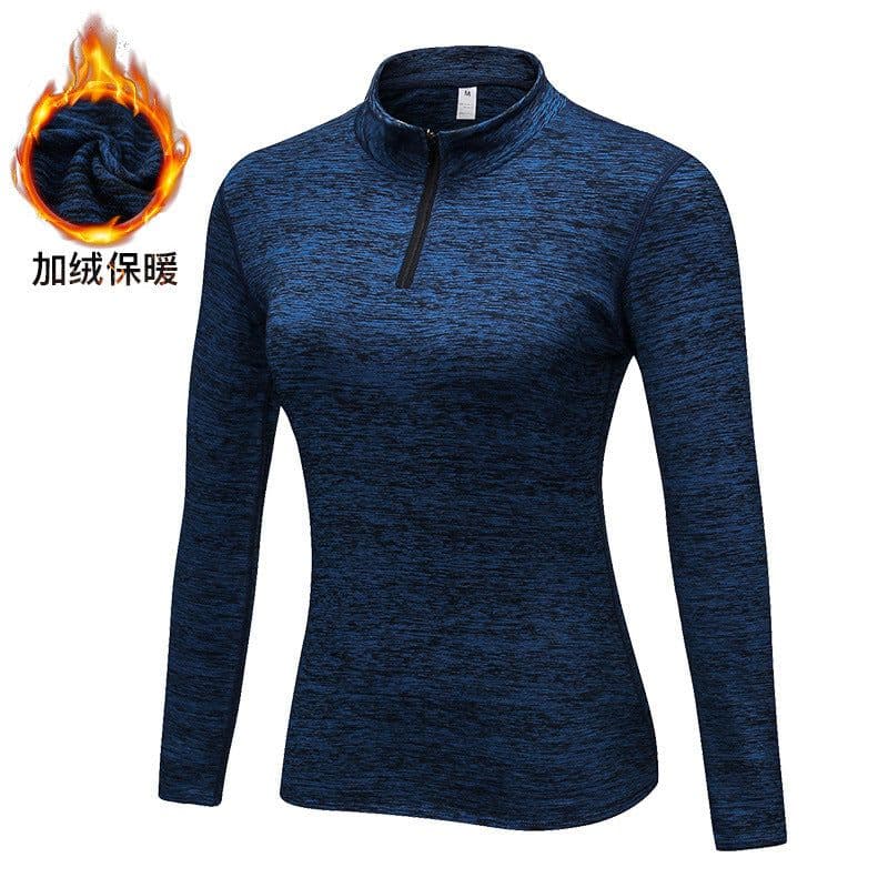 image-Yu Erlian Winter Fleece Yoga Sweater - Hemp Black XXL