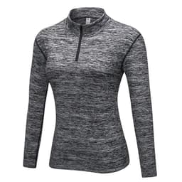 image-Yu Erlian Winter Fleece Yoga Sweater - Hemp Black XXL