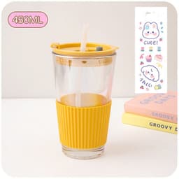 image-Niche Portable Children's Cute Glass Water Cup