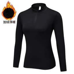 image-Yu Erlian Winter Fleece Yoga Sweater - Hemp Black XXL