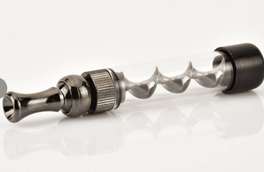 image-Direct supply dry burning universal mouth spiral atomizer t5 mini glass twisty blunt dry herb