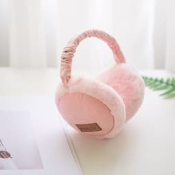 image-Bluetooth Earmuffs Headphones Warm Plush Earmuffs Ure Color Fashion Foldable Soft Simple Adjustable Winter Accessories