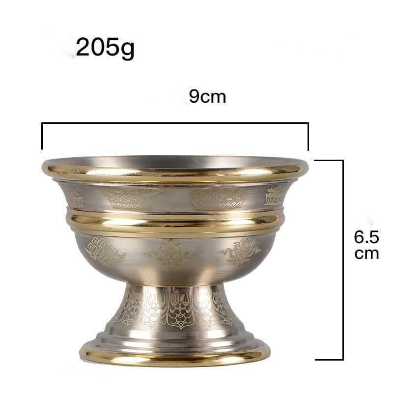 image-Water Supply Cup for Buddha Cup Copper Manual Household Buddha Front Cup Water Supply Bowl
