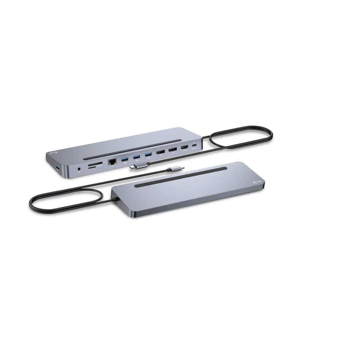 image-USB-C Hub i-Tec C31FLAT2PDPRO Silver