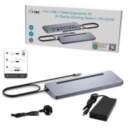 image-USB-C Hub i-Tec C31FLAT2PDPRO Silver