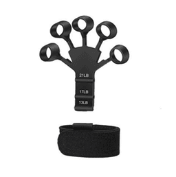 image-Cross-border silicone finger trainer 5-finger wrist puller finger strength finger rehabilitation belt flexion and extension vein trainer
