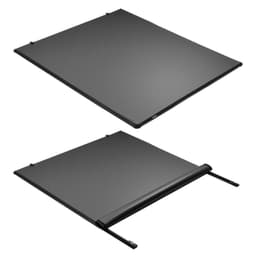 image-VEVOR Soft Roll-Up Truck Bed Tonneau Cover, Compatible with 2017-2025 Ford F-250/350/450 Super Duty, Fits 6.8 ft (6 ft 10 in/82 in) Bed, Triple-Layer PVC Tonneau Cover with Three Aluminum Alloy Bars
