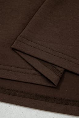 image-Coffee Plus Size Solid Color Bow Tie Peplum Tank Top