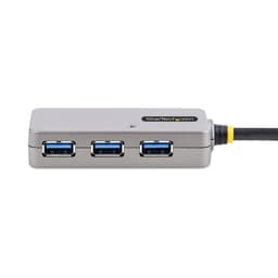 image-USB Hub Startech U01043-USB-EXTENDER Black Silver