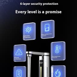 image-Instant Electric Heating Faucet - 3300W with Temperature Display
