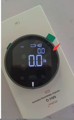 image-Distance Measuring Instrument Electronic Measuring Ruler Tape Measure High Definition Digital LCD High Precision Electronic Measuring Ruler Tool