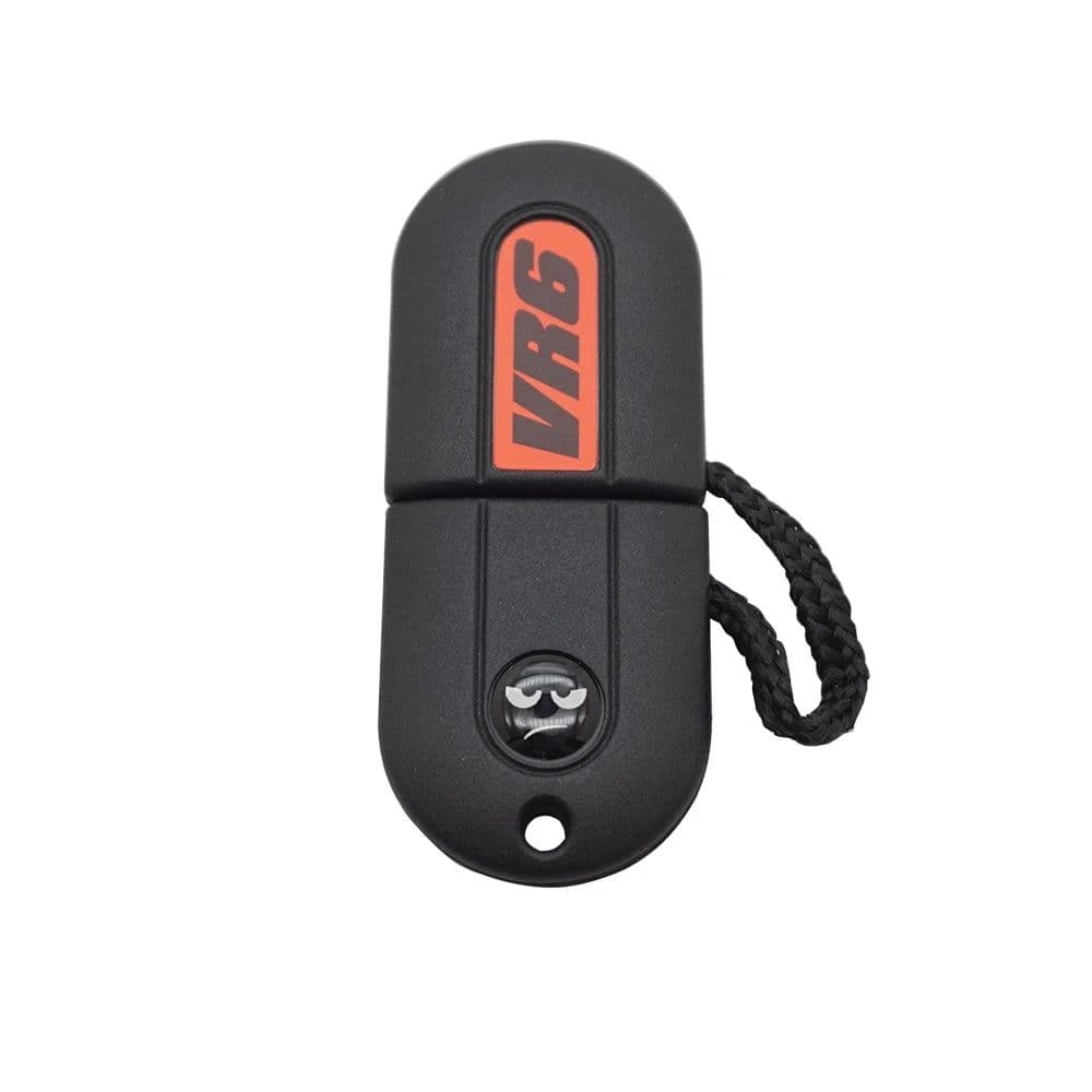 image-Xinyuexin Pill Key Shell Fob Fit for VW 16V VR6 TDI MK2 Golf G60 Key HU49 Uncut Blade with LED LIGHTING KEY No Logo Car Styling