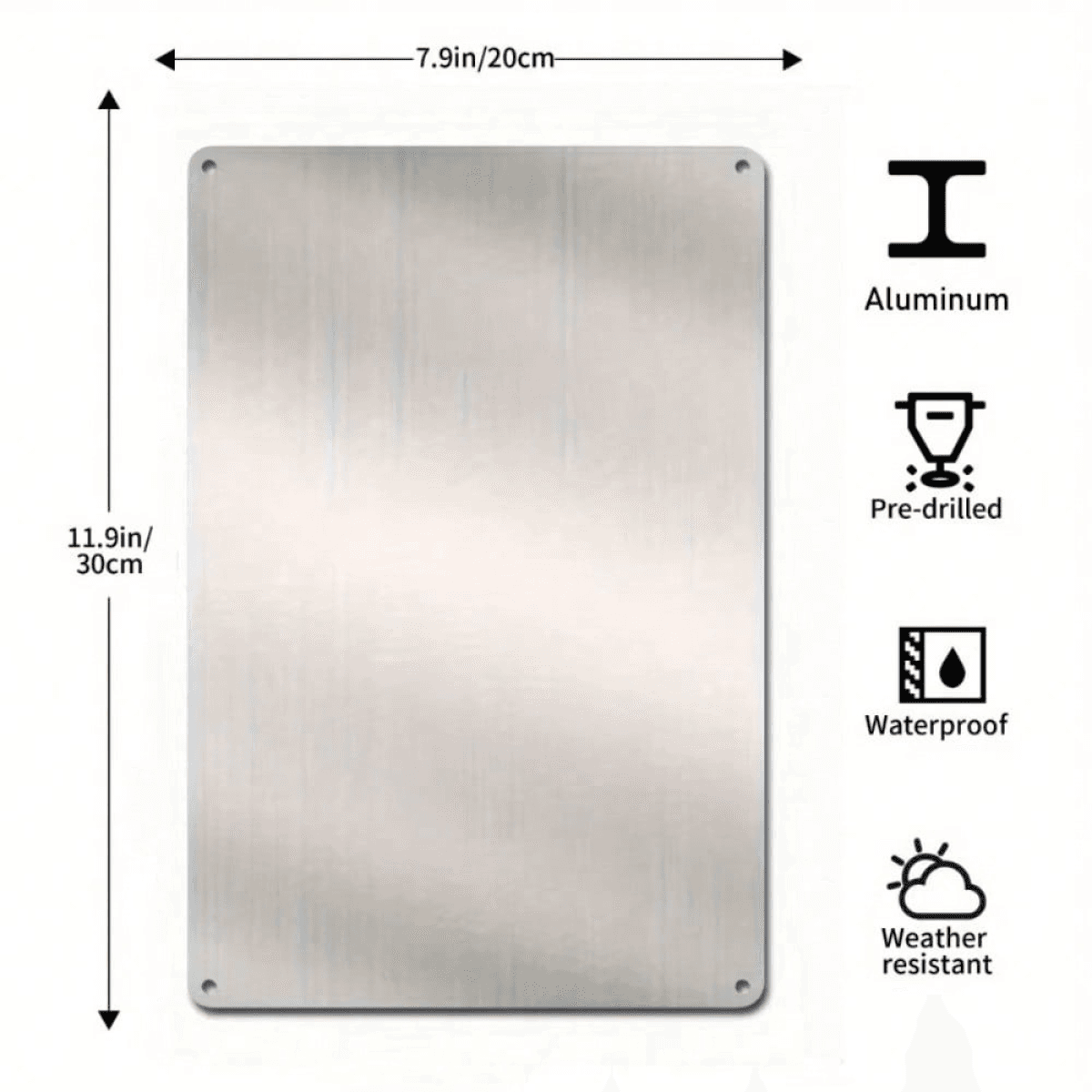 image-24 Hour Self-Service Laundry Metal Sign for Bathroom Wall Decor - Vintage Style