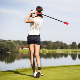 image-Golf Swing Trainer Stick - Red Click Feedback