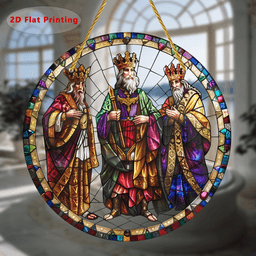 image-Rainbow Prism Acrylic Window Decor Colorful Hanging Ornament 20cm x 20cm