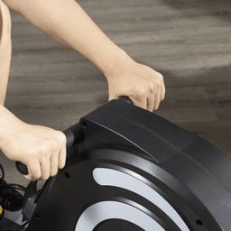 image-Fitness Adjustable Magnetic Rowing Machine Rower w/ LCD Digital Monitor HOMCOM