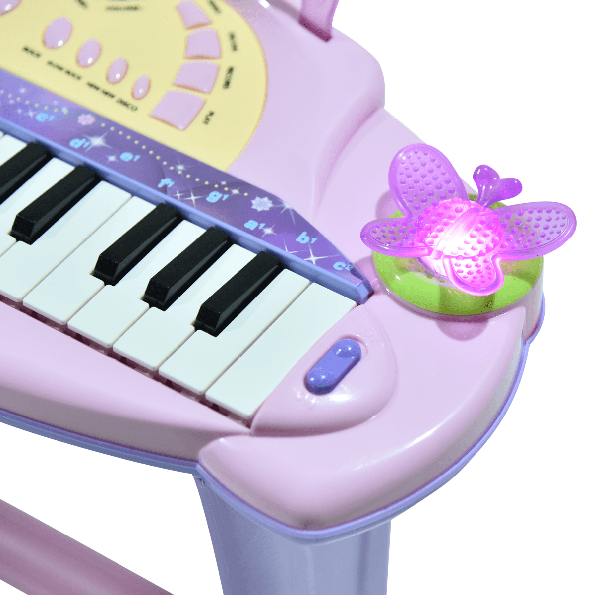 image-Mini Battery Organ Piano Microphone Stool 32 Key Keyboard Kids Toy