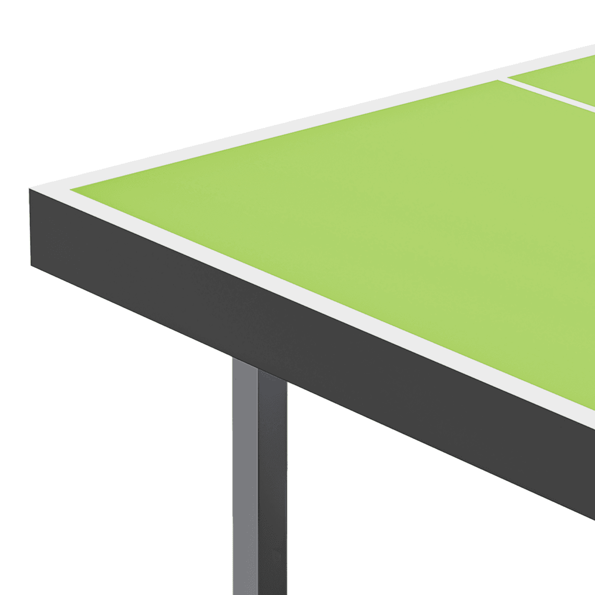 image-HOMCOM Foldable Indoor Tennis Table with Net - 182cm Green