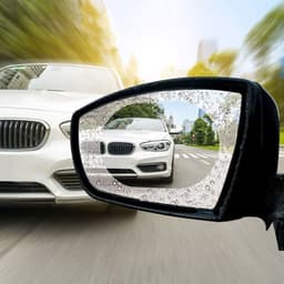 image-Car Rearview Mirror Rainproof Film Anti-fog Nano