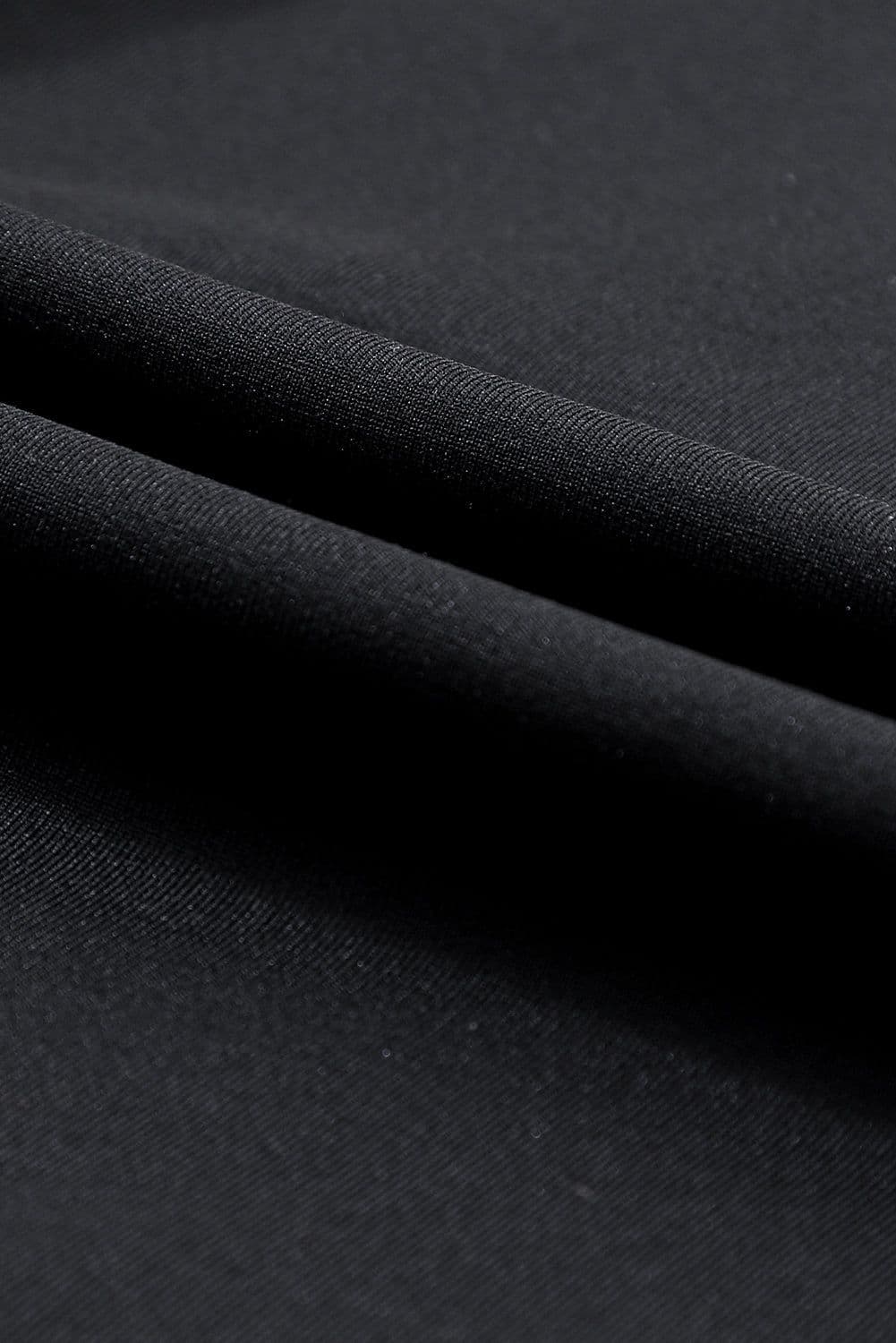 image-Black High Waist Joggers with Exposed Seam & Pockets
