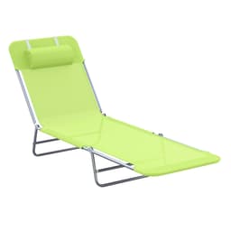 image-Sun Bed Chair Garden Lounger Recliner Adjustable Back Relaxer Chair Furniture