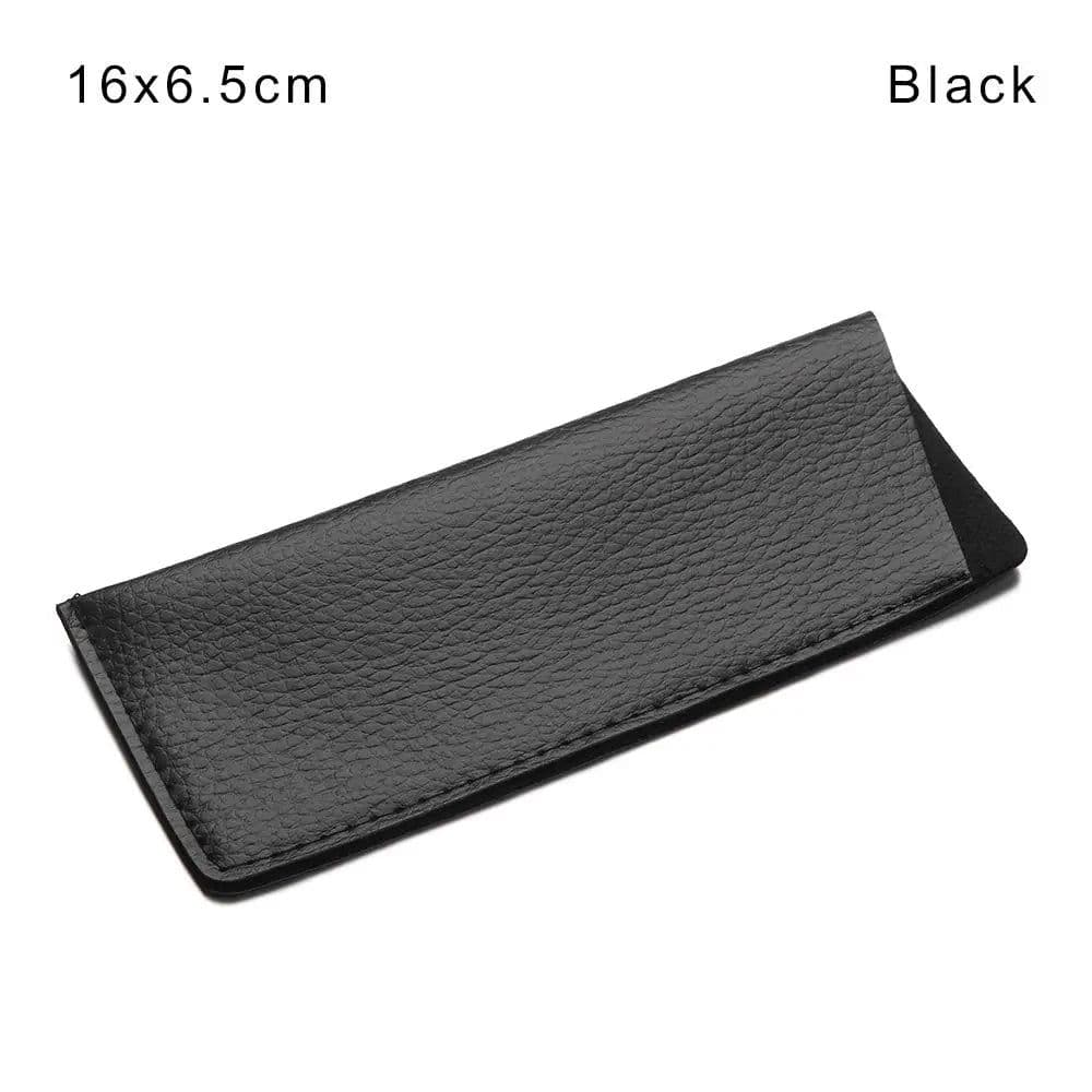 image-Leather Eyewear Accessories Reading Glasses Bag Case Sun Glasses Pouch Glasses Protective Case Sunglasses Case Box Simple