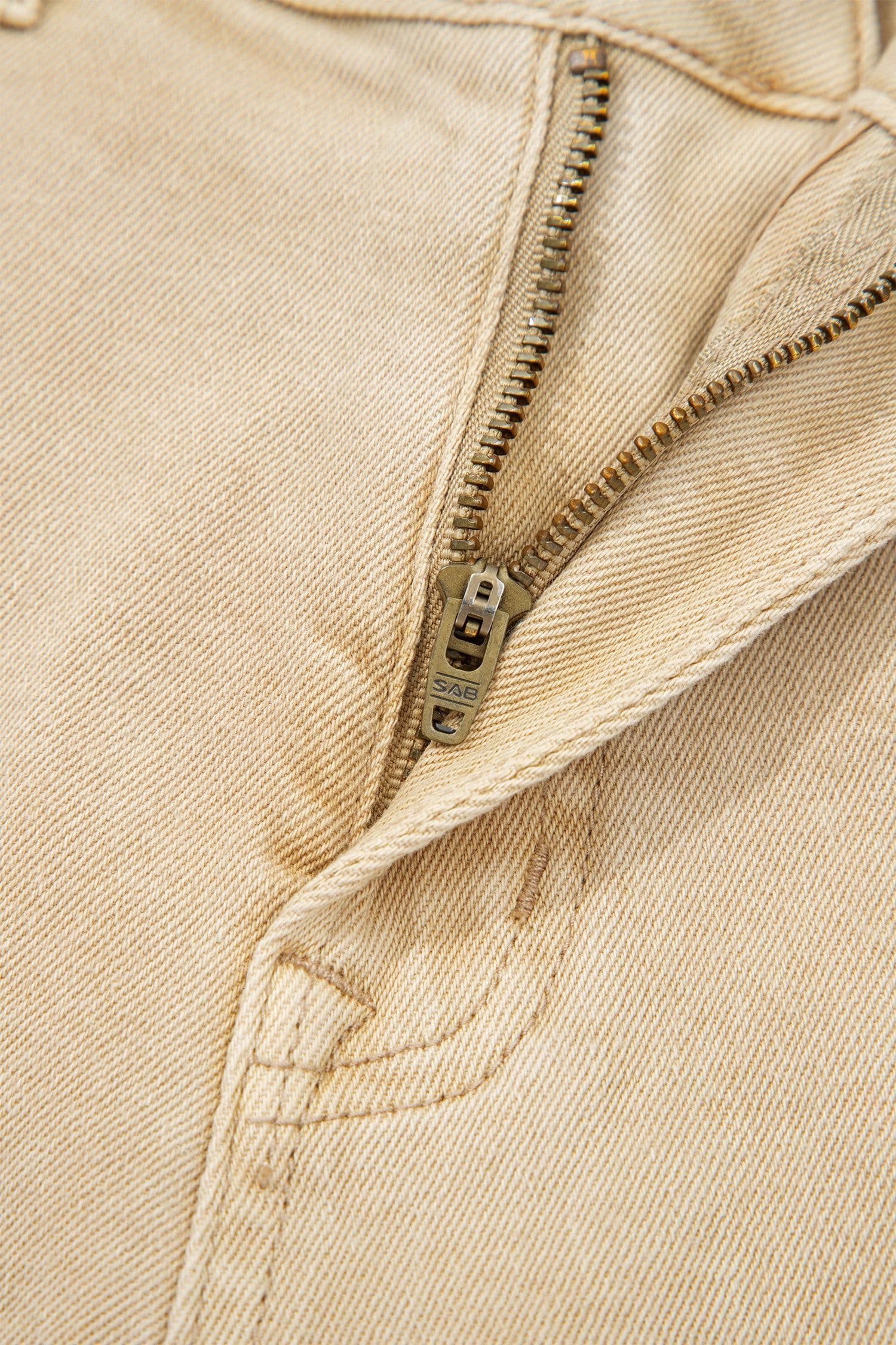 image-Apricot Wide Leg Cropped Jeans - Seamed